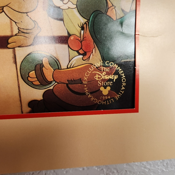 Snow White Exclusive Commemorative Lithograph - 1994 - Picture 3 of 6